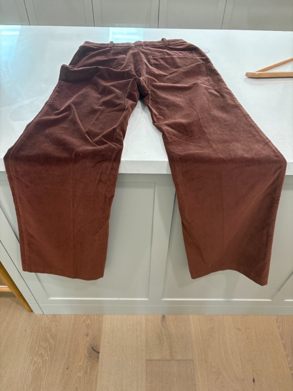 Wilfred by Aritzia velvet high rise pants - Picture 7 of 12